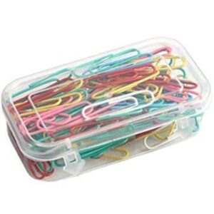 U Shaped Multipurpose Paper Clips, Binder, Organizer, Fixer for Office, Home, Shop, Education Centers Assorted Color Paper Clips (Approx 30 Pcs/Medium Size) – Pack of 1