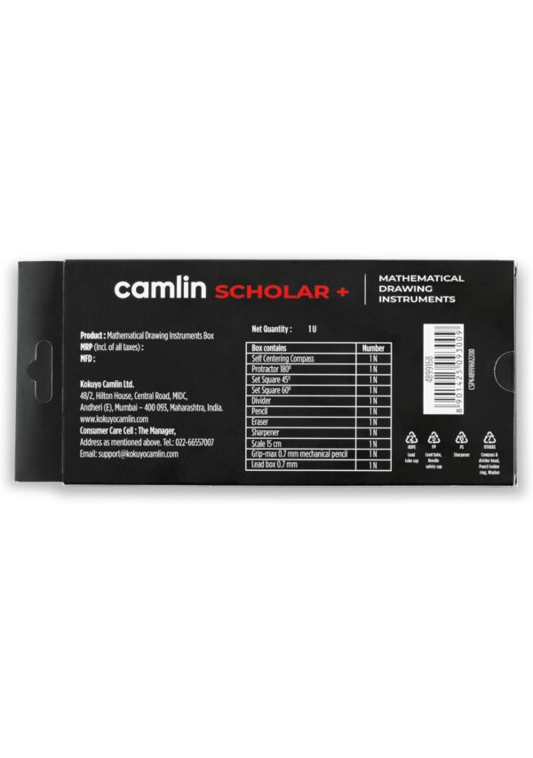 Camlin Scholar Plus Geometry Box