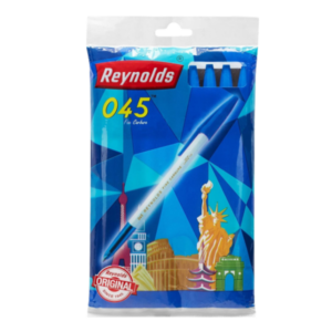 Reynolds 045 Ball Pens | Fine Point (0.7mm) | Blue Ink | 10 Count
