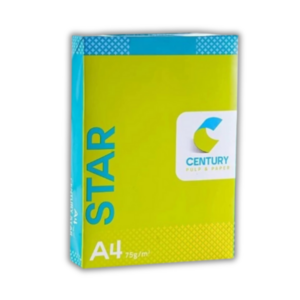 Century Star 75 GSM A4 Size Multipurpose Copier, White